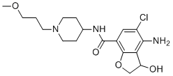 structure of CAS# 2636673-48-6, Prucalopride Hydroxy Impurity
