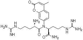 CAS 登录号：263843-55-6, L-精氨酰-N-(4-甲基-2-氧代-2H-1-苯并吡喃-7-基)-L-精氨酰胺