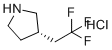 structure of CAS# 2639960-45-3, (3S)-3-(2,2,2-Trifluoroethyl)pyrrolidine hydrochloride