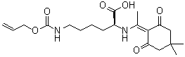 CAS # 264230-73-1, N2-[1-(4,4-Dimethyl-2,6-dioxocyclohexylidene)ethyl]-N6-[(2-propen-1-yloxy)carbonyl]-L-lysine