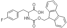 structure of CAS# 264276-42-8, N-[芴甲氧羰基]-4-氟苯丙氨酸