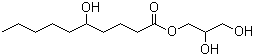 structure of CAS# 26446-31-1, Glycerol 5-hydroxydecanoate