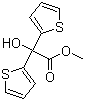 Methyl 2,2-dithienylglycolate molecular structure (CAS 26447-85-8)