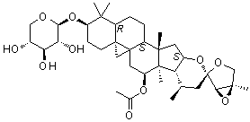 structure of CAS# 264624-38-6, 27-脱氧升麻烃