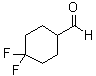 structure of CAS# 265108-36-9, 4,4-Difluorocyclohexanecarboxaldehyde