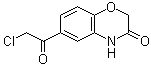 structure of CAS# 26518-76-3, 6-氯乙酰基-2H-1,4-苯并恶嗪-3(4H)-酮