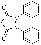 structure of CAS# 2652-77-9, 1,2-二苯基-3,5-吡唑烷二酮