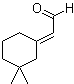 CAS # 26532-25-2, (E)-(3,3-Dimethylcyclohexylidene)-acetaldehyde