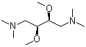 structure of CAS# 26549-21-3, (+)-2,3-Dimethoxy-1,4-bis(dimethylamino)butane