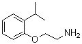 structure of CAS# 26583-37-9, 2-[2-(1-甲基乙基)苯氧基]乙胺