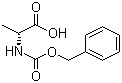 structure of CAS# 26607-51-2, N-苄氧羰基-D-丙氨酸