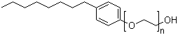 4-Octylphenol ethoxylate molecular structure (CAS 26636-32-8)
