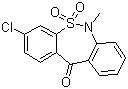 CAS # 26638-53-9, 3-Chloro-6-methyl-dibenzo[c,f][1,2]thiazepin-11(6H)-one 5,5-dioxide