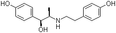 CAS # 26652-09-5, Ritodrine, 4-[(1R,2S)-1-Hydroxy-2-[2-(4-hydroxyphenyl)ethylamino]propyl]phenol
