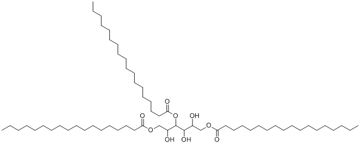 structure of CAS# 26658-19-5, Sorbitan Tristearate
