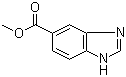 苯并咪唑-5-甲酸甲酯分子结构 (CAS 26663-77-4)