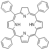 structure of CAS# 2669-65-0, 7,8-Dihydro-5,10,15,20-tetraphenyl-21H,23H-porphine