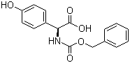 CAS # 26787-76-8, (alphaS)-4-Hydroxy-alpha-[[(phenylmethoxy)carbonyl]amino]benzeneacetic acid, (S)-4-Hydroxy-alpha-[[(phenylmethoxy)carbonyl]amino]benzeneacetic acid