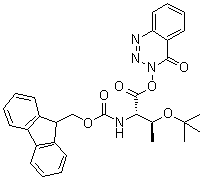 CAS 登录号：267882-90-6, [(1S,2S)-2-叔丁氧基-1-[[(4-氧代-1,2,3-苯并三嗪-3(4H)-基)氧基]羰基]丙基]氨基甲酸芴甲基酯
