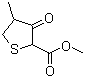 structure of CAS# 2689-70-5, 4-甲基-3-氧代四氢噻吩-2-甲酸甲酯