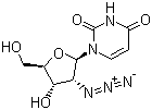 structure of CAS# 26929-65-7, 2'-叠氮-2'-脱氧尿苷