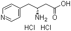 structure of CAS# 269396-67-0, (R)-3-氨基-4-(4-吡啶基)丁酸二盐酸盐