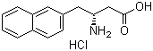 structure of CAS# 269398-90-5, (R)-3-氨基-4-(2-萘基)丁酸盐酸盐