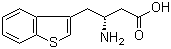 structure of CAS# 269398-95-0, (R)-3-氨基-4-(3-苯并噻吩基)丁酸