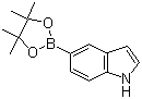 structure of CAS# 269410-24-4, 5-吲哚硼酸频哪醇酯