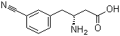 CAS 登录号：269726-82-1, (R)-3-氨基-4-(3-氰基苯基)丁酸