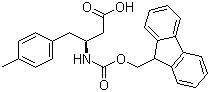 structure of CAS# 270062-97-0, Fmoc-(S)-3-Amino-4-(4-methylphenyl)butanoic acid