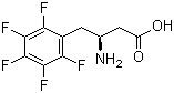 structure of CAS# 270063-41-7, (S)-3-氨基-4-(五氟苯基)丁酸
