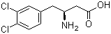 structure of CAS# 270063-50-8, (S)-3-Amino-4-(3,4-dichlorophenyl)butanoic acid