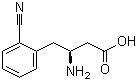 CAS # 270065-82-2, (S)-3-Amino-4-(2-cyanophenyl)butanoic acid, (betaS)-beta-Amino-2-cyanobenzenebutanoic acid