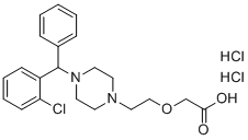 CAS # 2702511-37-1, Levocetirizine EP Impurity C, 2-[2-[4-[(2-chlorophenyl)-phenylmethyl]piperazin-1-yl]ethoxy]acetic acid,dihydrochloride