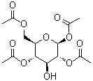 CAS # 27086-14-2, 1,2,4,6-Tetra-O-acetyl-beta-D-glucopyranose, Glucopyranose 1,2,4,6-tetraacetate
