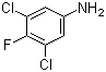 structure of CAS# 2729-34-2, 3,5-二氯-4-氟苯胺