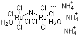 CAS # 27316-90-1, Ammonium-nitrido-octachlorodiaquodiruthenate(IV), Triammonium diaquaoctachloro-mu-nitridodiruthenate(3-)