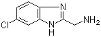 structure of CAS# 273399-95-4, 1-(6-氯-1H-苯并咪唑-2-基)甲胺