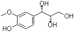 structure of CAS# 27391-16-8, threo-Guaiacylglycerol