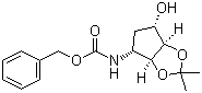CAS # 274693-53-7, N-[(3aS,4R,6S,6aR)-Tetrahydro-6-hydroxy-2,2-dimethyl-4H-cyclopenta-1,3-dioxol-4-yl]carbamicacid phenylmethyl ester