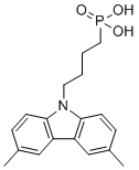 structure of CAS# 2747959-96-0, [4-(3,6-二甲基-9H-咔唑-9-基)丁基]膦酸