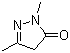 structure of CAS# 2749-59-9, 1,3-Dimethyl-5-pyrazolone