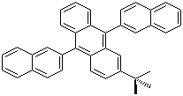 structure of CAS# 274905-73-6, 3-叔丁基-9,10-二(2-萘)蒽