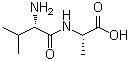 structure of CAS# 27493-61-4, L-缬氨酰-L-丙氨酸