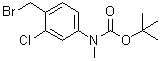 CAS 登录号：275384-33-3, [4-(溴甲基)-3-氯苯基]甲基氨基甲酸叔丁酯