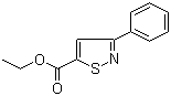 CAS 登录号：27545-57-9, 3-苯基-5-异噻唑羧酸乙酯
