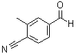 structure of CAS# 27613-35-0, 4-Formyl-2-methylbenzonitrile