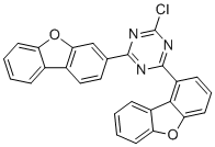 CAS # 2761478-88-8, 2-Chloro-4-dibenzofuran-1-yl-6-dibenzofuran-3-yl-1,3,5-triazine