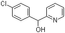 structure of CAS# 27652-89-7, 4-Chlorophenyl-2-pyridinylmethanol